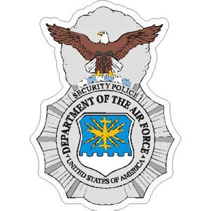 Air Force Security Forces - Vinyl Sticker at Sticker Shoppe