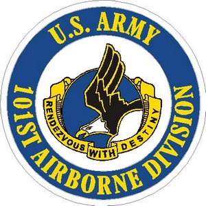 U.S. Army 101st Airborne Division Logo - Vinyl Sticker at Sticker Shoppe