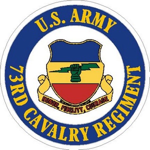 United States Army 73rd Cavalry Regiment - Vinyl Sticker at Sticker Shoppe