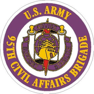 United States Army 95th Civil Affairs Brigade - Vinyl Sticker at ...