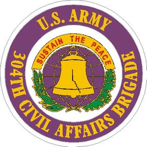 United States Army 304th Civil Affairs Brigade - Vinyl Sticker at ...