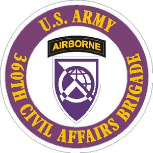 U.S. Army 360th Civil Affairs Brigade - Vinyl Sticker at Sticker Shoppe