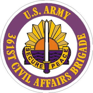 United States Army 361st Civil Affairs Brigade - Vinyl Sticker at ...