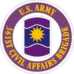 U.S. Army 361st Civil Affairs Brigade - Vinyl Sticker at Sticker Shoppe