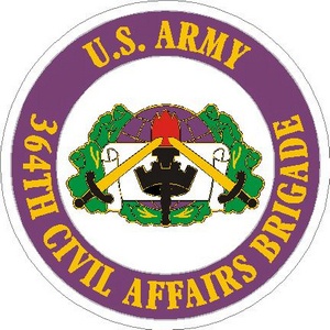 United States Army 364th Civil Affairs Brigade - Vinyl Sticker at ...