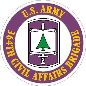 U.S. Army 364th Civil Affairs Brigade - Vinyl Sticker at Sticker Shoppe