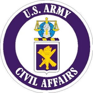 United States Army Civil Affairs Purple - Vinyl Sticker at Sticker Shoppe