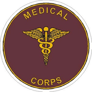 U.S. Army Medical Corps - Vinyl Sticker at Sticker Shoppe