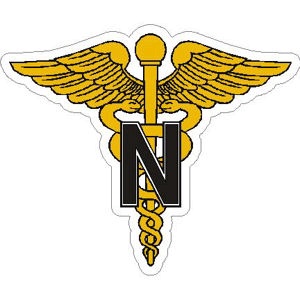 United States Army Nurse Corps Logo - Vinyl Sticker at Sticker Shoppe