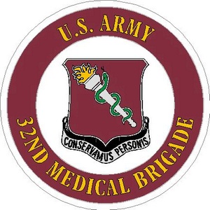 United States Army 32nd Medical Brigade - Vinyl Sticker at Sticker Shoppe