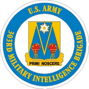 United States Army 303rd Military Intelligence Battalion - Vinyl 