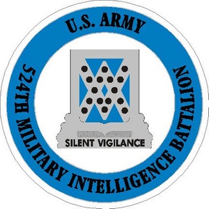 United States Army 524th Military Intelligence Battalion - Vinyl ...