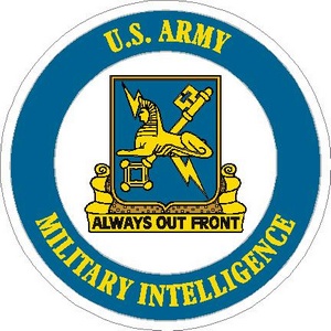 United States Army Military Intelligence - Vinyl Sticker at Sticker Shoppe