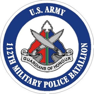 United States Army 112nd Military Police Battalion - Vinyl Sticker at ...