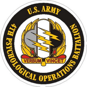 United States Army 4th Psychological Operations Battalion - Vinyl ...