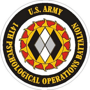 United States Army 14th Psychological Operations Battalion - Vinyl ...