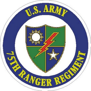 United States Army 75th Ranger Regiment - Vinyl Sticker at Sticker Shoppe