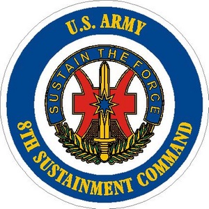 United States Army 8th Sustainment Command - Vinyl Sticker at Sticker ...