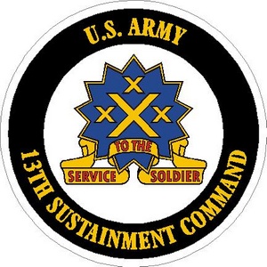 United States Army 13th Sustainment Command - Vinyl Sticker at Sticker ...