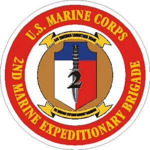 United States Marines 2nd Marine Expeditionary Division - Vinyl Sticker ...