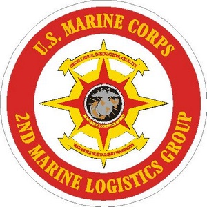 United States Marines 2nd Marine Logistics Group - Vinyl Sticker at ...