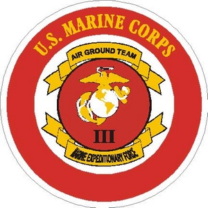 United States Marines 3rd Marine Expeditionary Force - Vinyl Sticker at ...