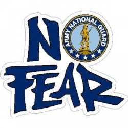 Army National Guard No Fear - Sticker