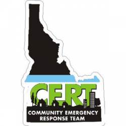 Idaho CERT Community Emergency Response Team - Vinyl Sticker