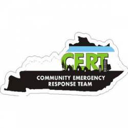 Kentucky CERT Community Emergency Response Team - Vinyl Sticker