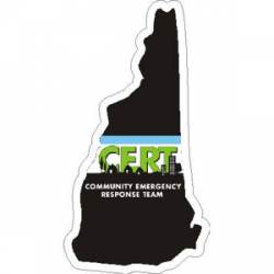 New Hampshire CERT Community Emergency Response Team - Vinyl Sticker