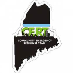 Maine CERT Community Emergency Response Team - Vinyl Sticker