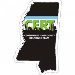 Mississippi CERT Community Emergency Response Team - Vinyl Sticker
