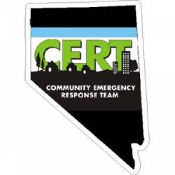 Nevada CERT Community Emergency Response Team - Vinyl Sticker