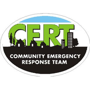 CERT Community Emergency Response Team - Vinyl Sticker at Sticker Shoppe