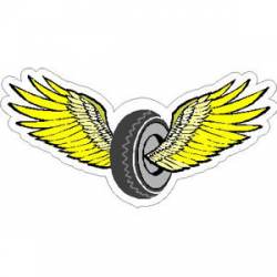 Motor Patrol With Wings - Vinyl Sticker