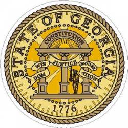 Georgia State Seal - Vinyl Sticker
