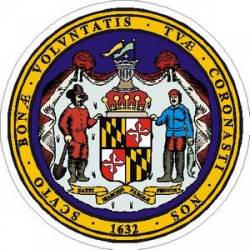 Maryland State Seal - Vinyl Sticker
