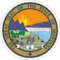 Montana State Seal - Vinyl Sticker