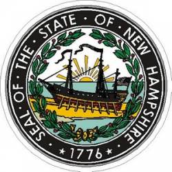 New Hampshire State Seal - Vinyl Sticker