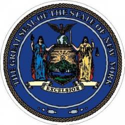 New York State Seal - Vinyl Sticker