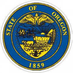 Oregon State Seal - Vinyl Sticker