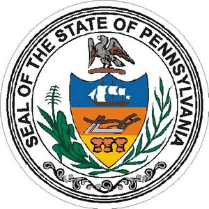 Pennsylvania State Seal - Vinyl Sticker At Sticker Shoppe