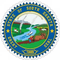 South Dakota State Seal - Vinyl Sticker