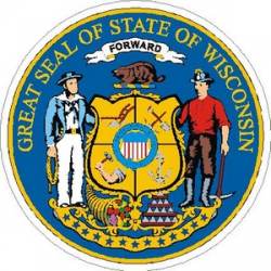 Wisconsin State Seal - Vinyl Sticker