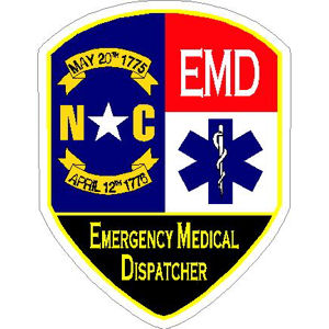 North Carolina Emergency Medical Dispatcher EMD - Vinyl Sticker at