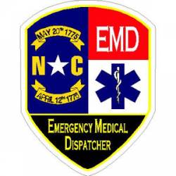 North Carolina Emergency Medical Dispatcher EMD - Vinyl Sticker