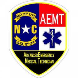 North Carolina Advanced EMT AEMT - Vinyl Sticker