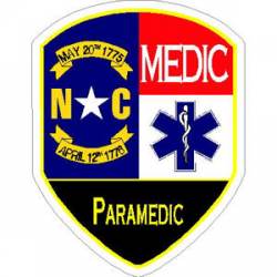 North Carolina Paramedic Medic - Vinyl Sticker