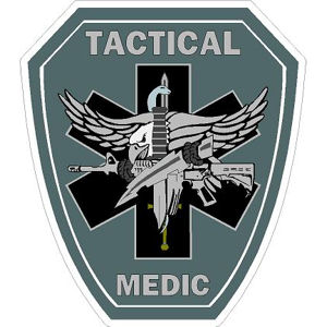 Tactical Medic Star of Life - Vinyl Sticker at Sticker Shoppe