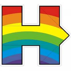 Hillary Clinton 2016 Rainbow - Vinyl Sticker
